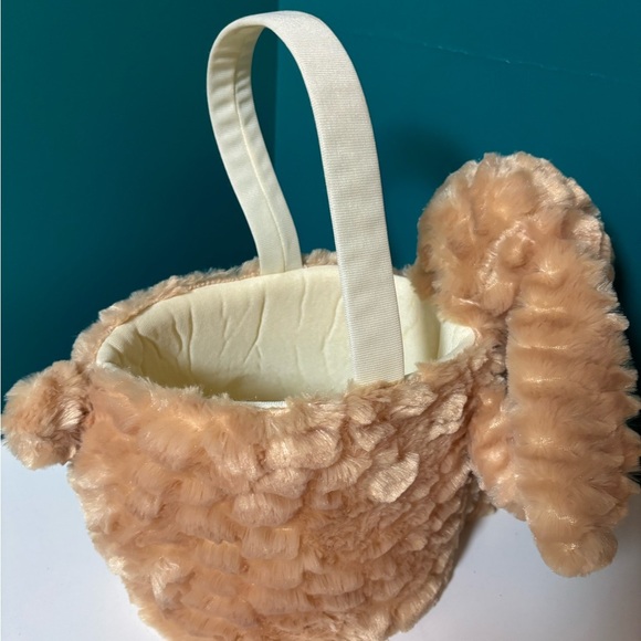 The Petting Zoo Plush Tan Bunny Basket - Picture 5 of 7